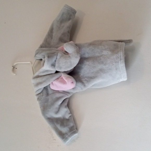 Baby infant girl robe with elephant head design hood. Size 6-9 months. HB - Picture 2 of 7